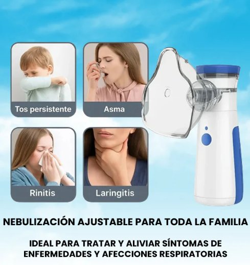 ¡Respira Mejor en Minutos o Sigue Sufriendo! Nebulizador Portátil con Entrega Inmediata 🚀
