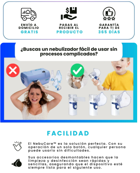 ¡Respira Mejor en Minutos o Sigue Sufriendo! Nebulizador Portátil con Entrega Inmediata 🚀
